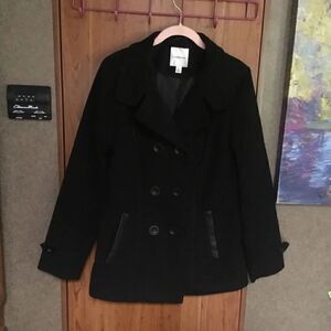 NWOT. Croft & Barrow Brand Women’s Size S Black Coat